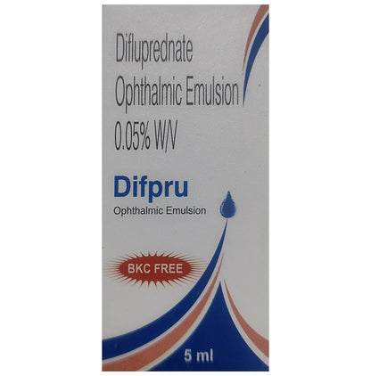 Difpru Ophthalmic Emulsion BKC Free - Classic Derma