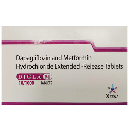 Digla M 10/1000 Tablet ER - Classic Derma