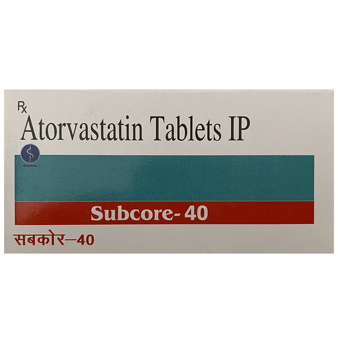 Subcore 40 Tablet - Classic Derma