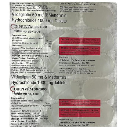 Dippivi-M 50/1000 Tablet