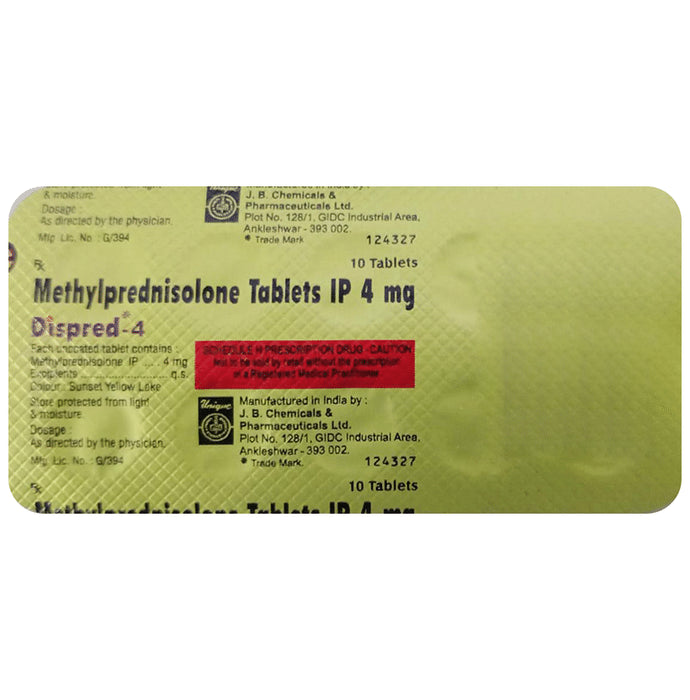 Buy Dispred 4mg Tablet Online | Classic Derma – Classic Derma-UAE