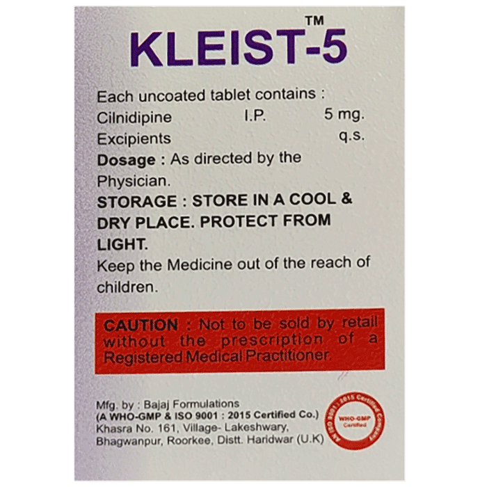 Kleist 5mg Tablet