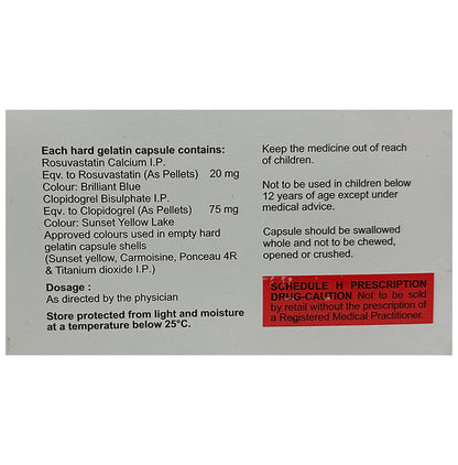 Rosave-C 20mg/75mg Capsule