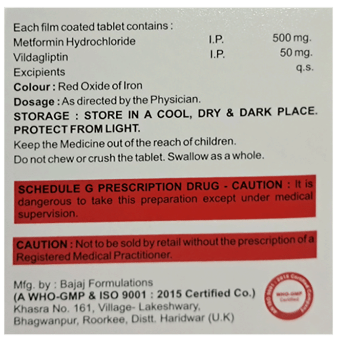 Dppcure M 50/500 Tablet