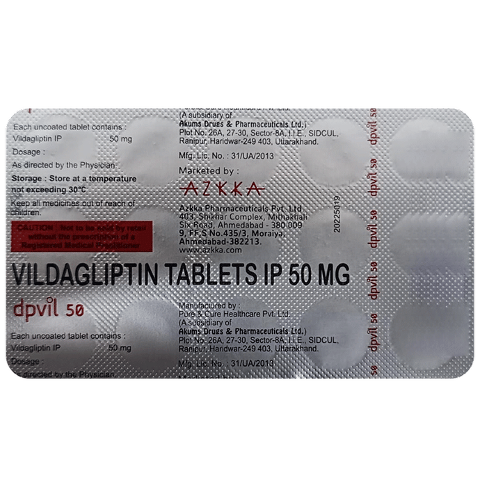Dpvil 50 Tablet - Classic Derma