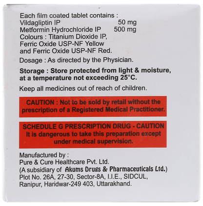 Dpvil M 500mg/50mg Tablet