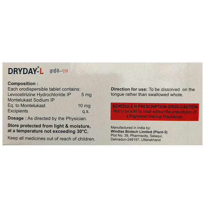 Dryday-L Tablet DT