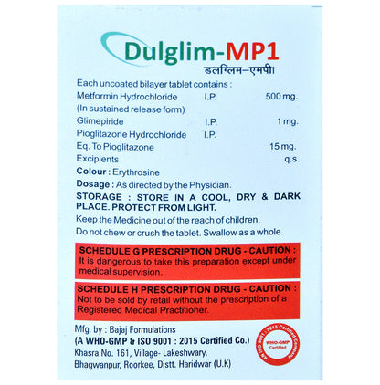 Dulglim-MP1 Tablet SR