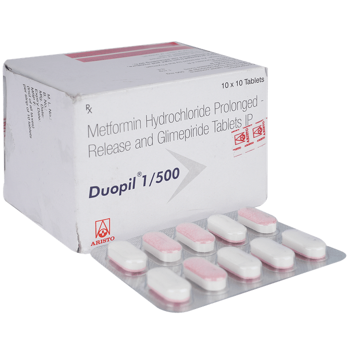 Duopil 1/500 Tablet PR - Classic Derma