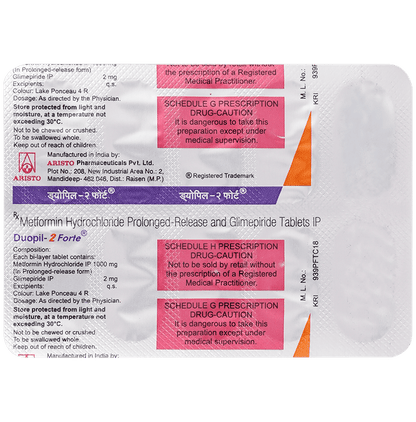 Duopil 2 Forte Tablet PR