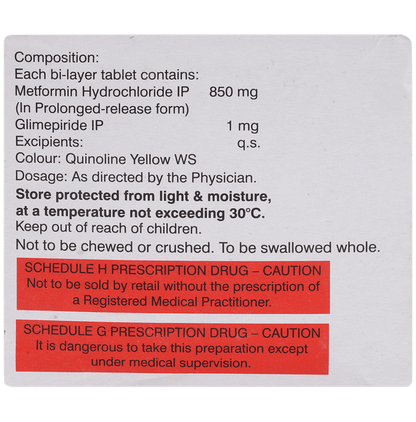 Duopil HS 1mg/850mg Tablet