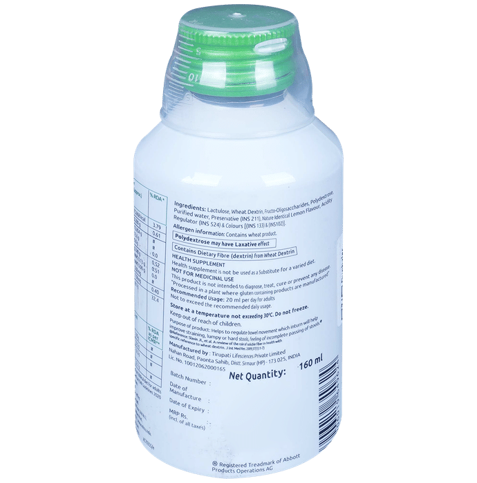 Duphalac Bulk Oral Solution Gluten Free Lemon