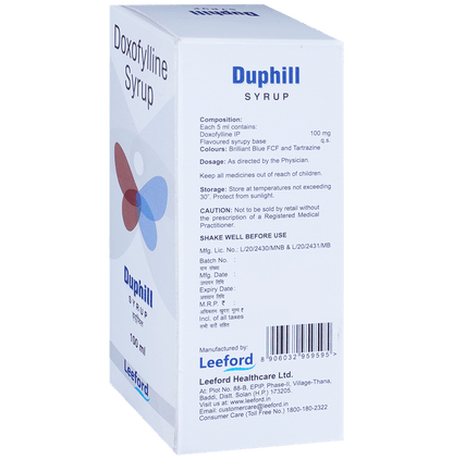 Duphill 100mg Syrup