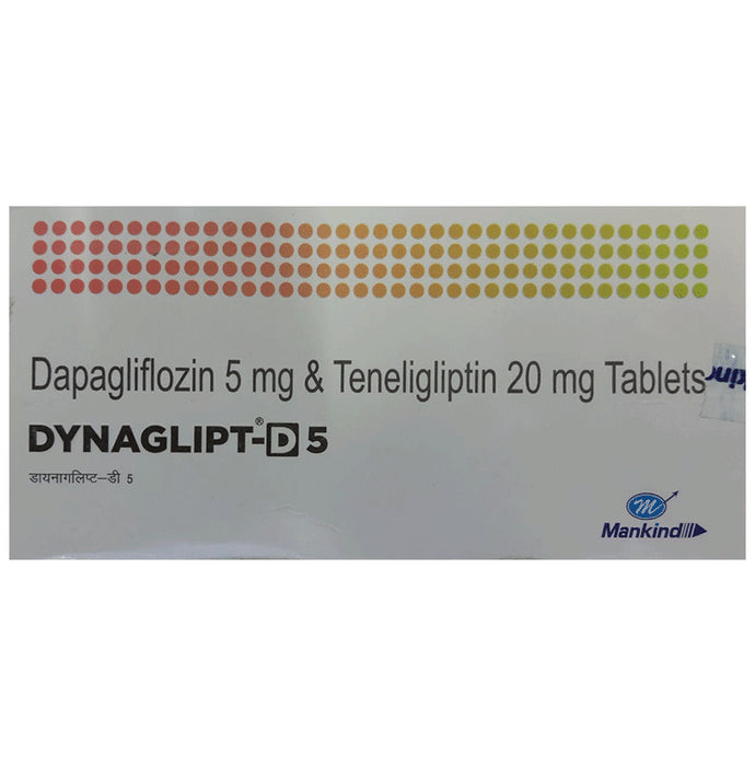 Dynaglipt D 5mg/20mg Tablet - Classic Derma