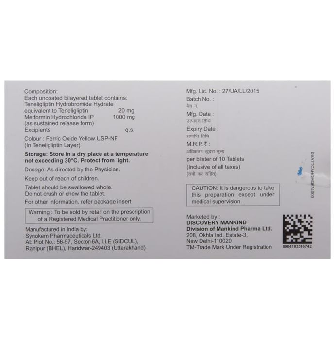 Dynaglipt-M Forte Tablet SR
