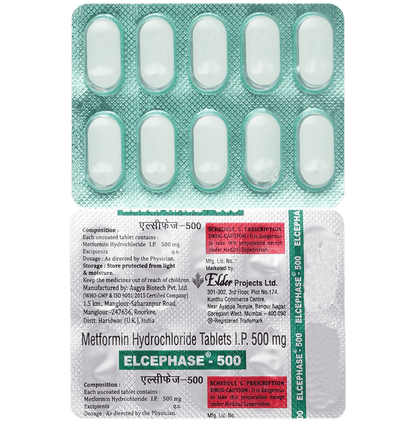 Elcephase 500mg Tablet - Classic Derma