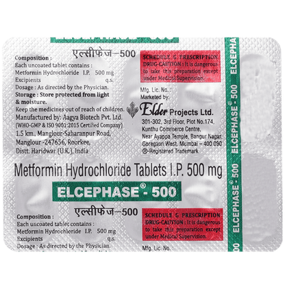 Elcephase 500mg Tablet