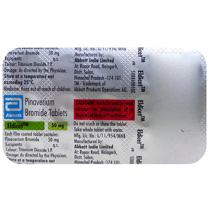Eldicet 50mg Tablet - Classic Derma