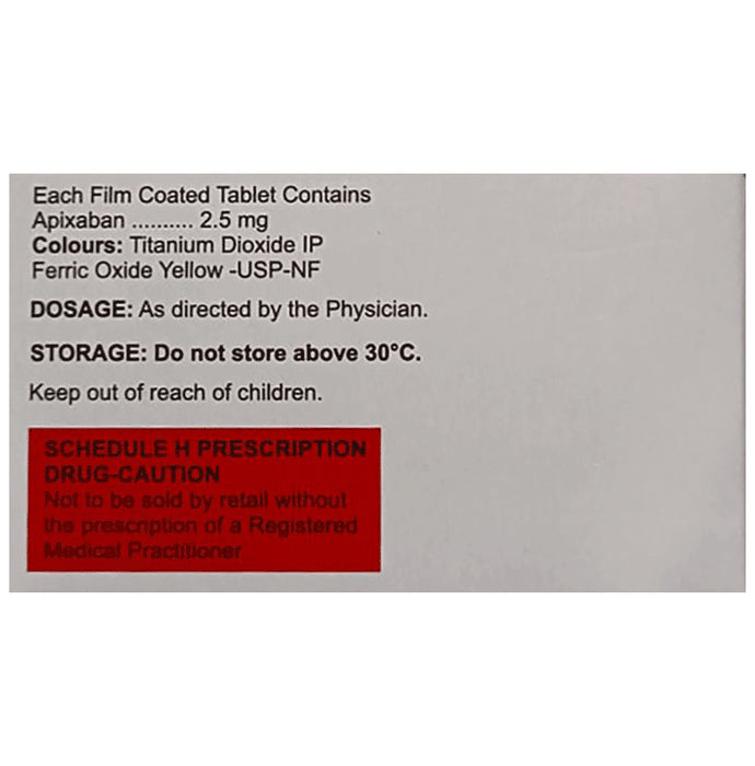 Apiban 2.5mg Tablet