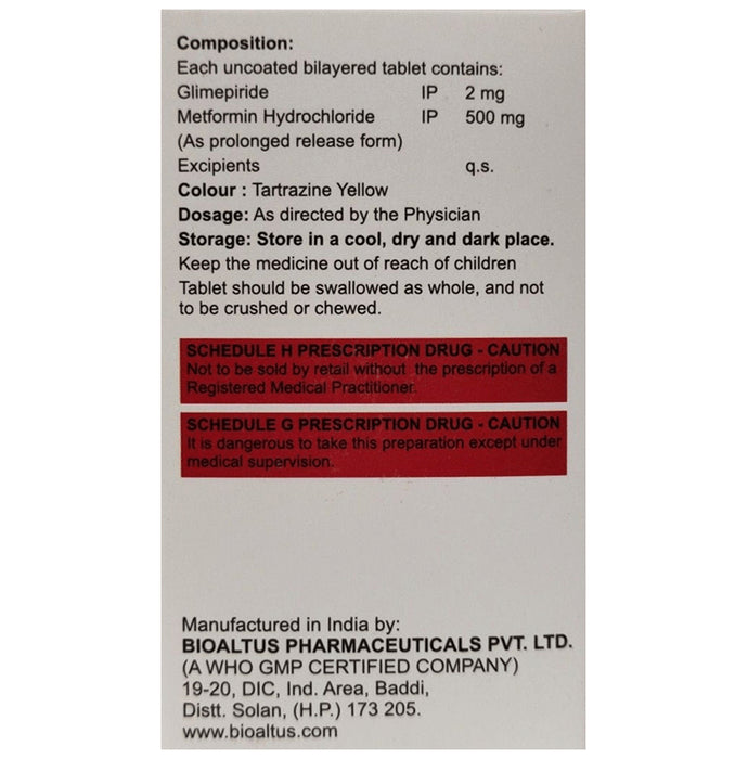 Electglim-M 2 Tablet PR