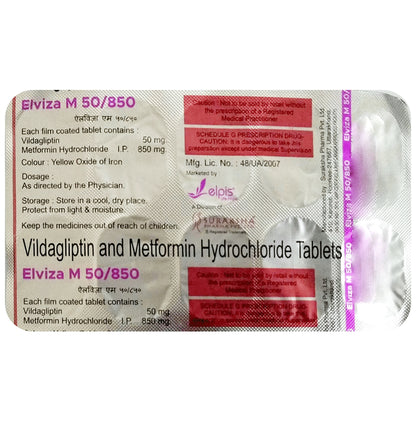 Elviza M 50/850 Tablet