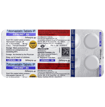 Lipikind 80 Tablet