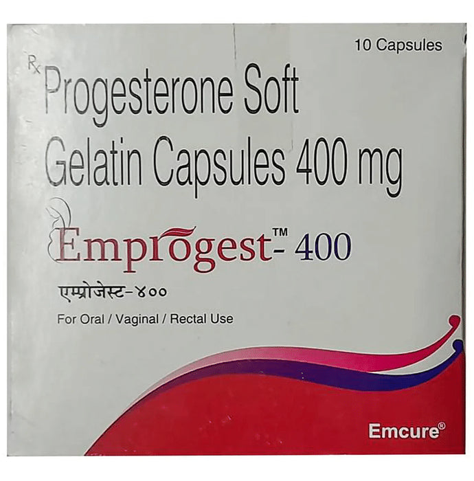 Emprogest 400 Soft Gelatin Capsule - Classic Derma
