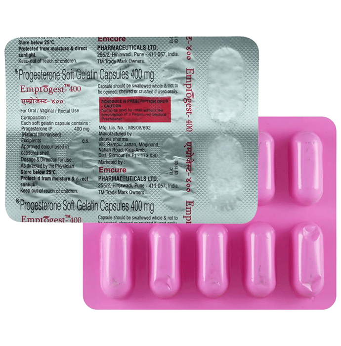 Emprogest 400 Soft Gelatin Capsule