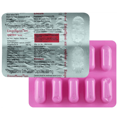 Emprogest 400 Soft Gelatin Capsule