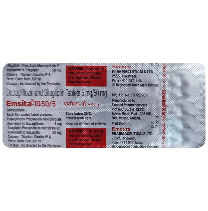 Emsita-D Tablet - Classic Derma