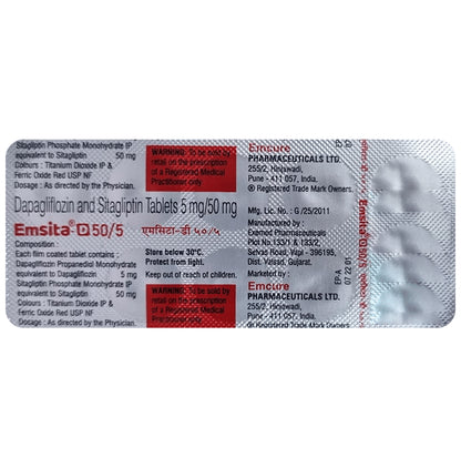 Emsita-D Tablet - Classic Derma