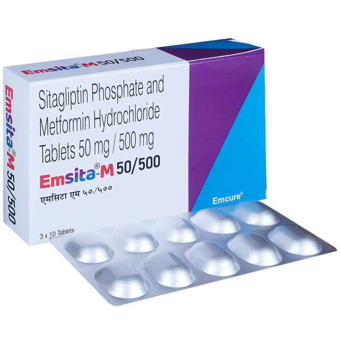 Emsita-M 50/500 Tablet - Classic Derma