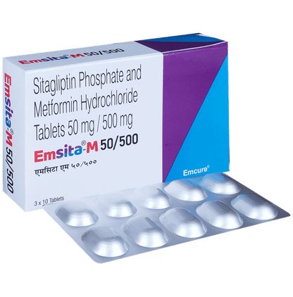 Emsita-M 50/500 Tablet - Classic Derma
