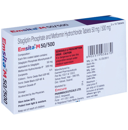 Emsita-M 50/500 Tablet