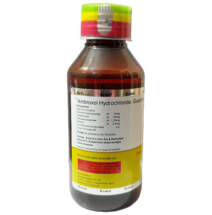 Erdef Syrup Strawberry Sugar Free