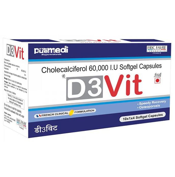 Eric Favre D3Vit Softgel Capsules - Classic Derma