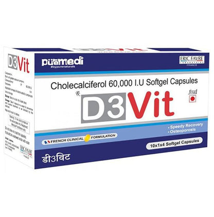 Eric Favre D3Vit Softgel Capsules - Classic Derma