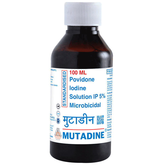 Mutadine 5% Solution - Classic Derma
