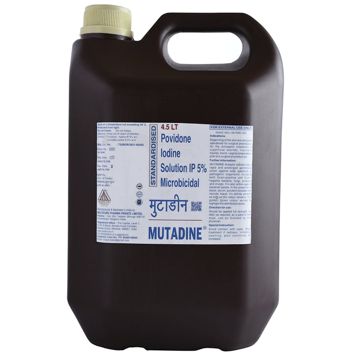 Mutadine 5% Solution - Classic Derma