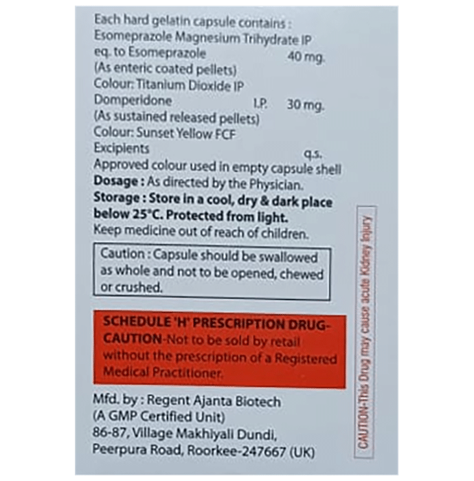 Buy Esoborn-RD Capsule SR Online | Classic Derma – Classic Derma-UAE