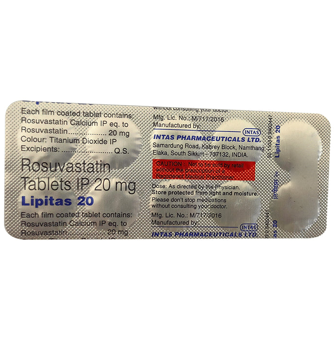 Lipitas 20 Tablet