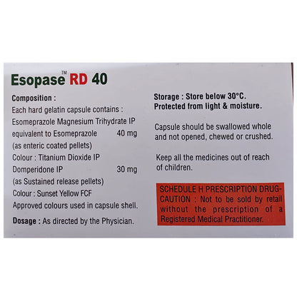 Esopase RD 40 Capsule SR