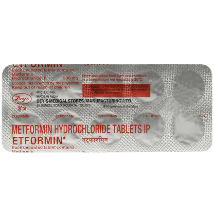 Etformin 500mg Tablet