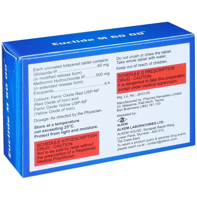 Euclide M 60 OD Tablet ER