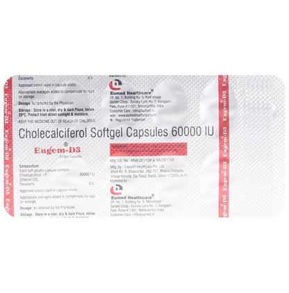 Eugem-D3 Softgel Capsule