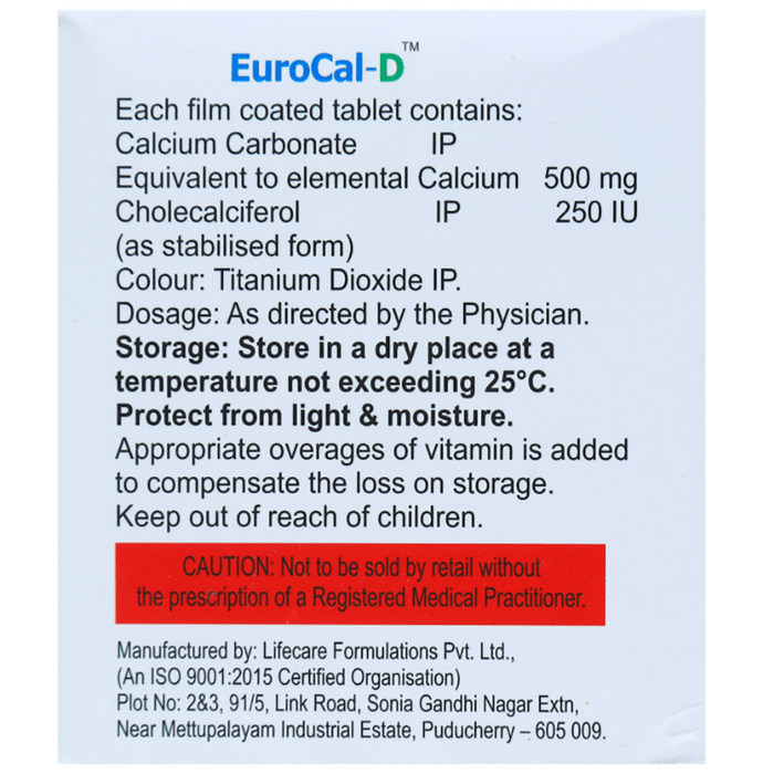 Eurocal-D Tablet