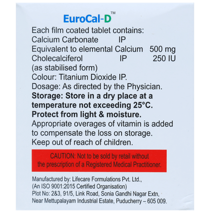 Eurocal-D Tablet