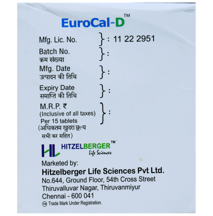 Eurocal-D Tablet