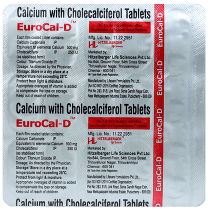 Eurocal-D Tablet