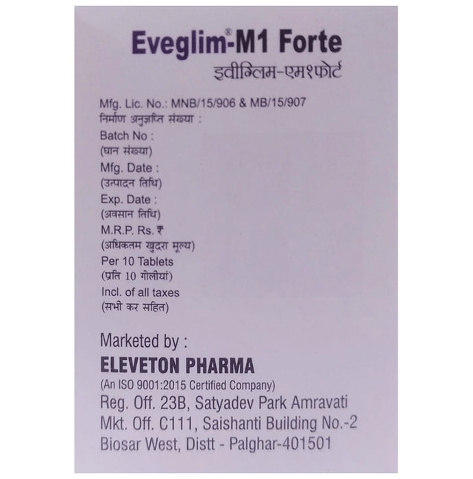 Eveglim M1 Forte Tablet SR